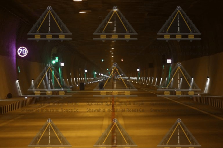Traffic safety inside the tunnels