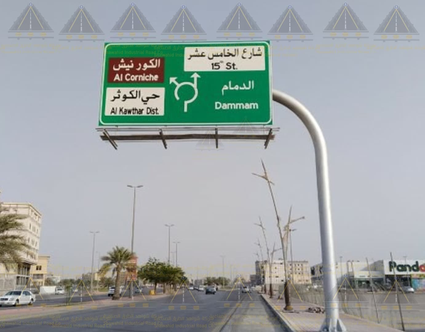 Road safety system - Road signs