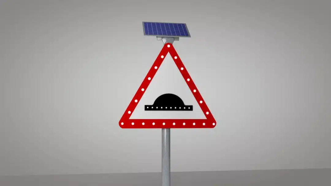 Solar traffic signs