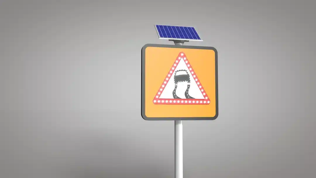 Solar traffic signs