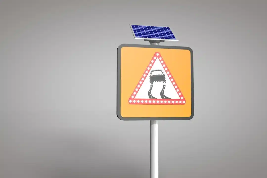 Solar traffic signs