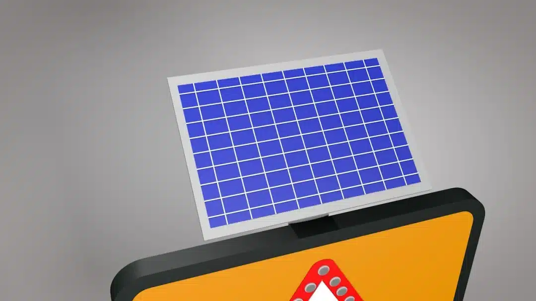 Solar traffic signs
