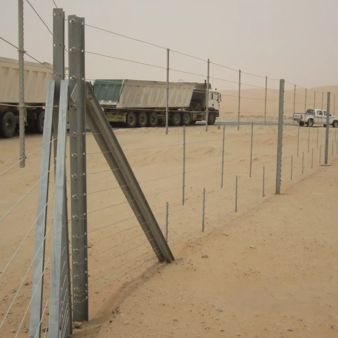 sand animal fence