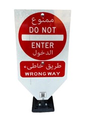 What is the Features of flexible sign post