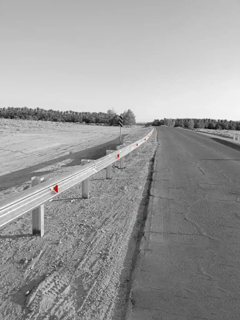 Road safety and 3 Types of Guardrail Barriers and their role 2 Guardrail butterfly reflectors