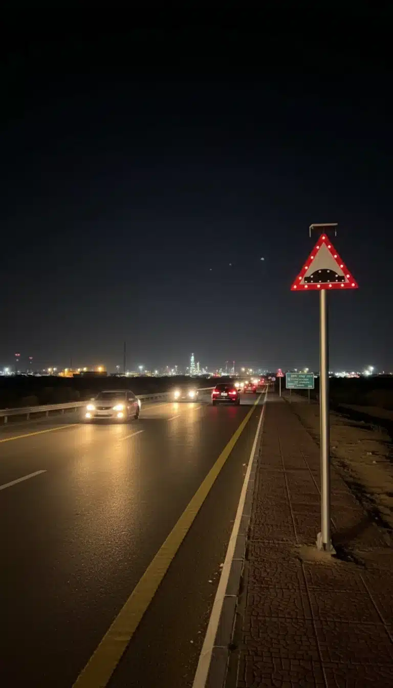 Solar Traffic Signs | LED Solar Road Signs for Highways 1 Solar Traffic Signs