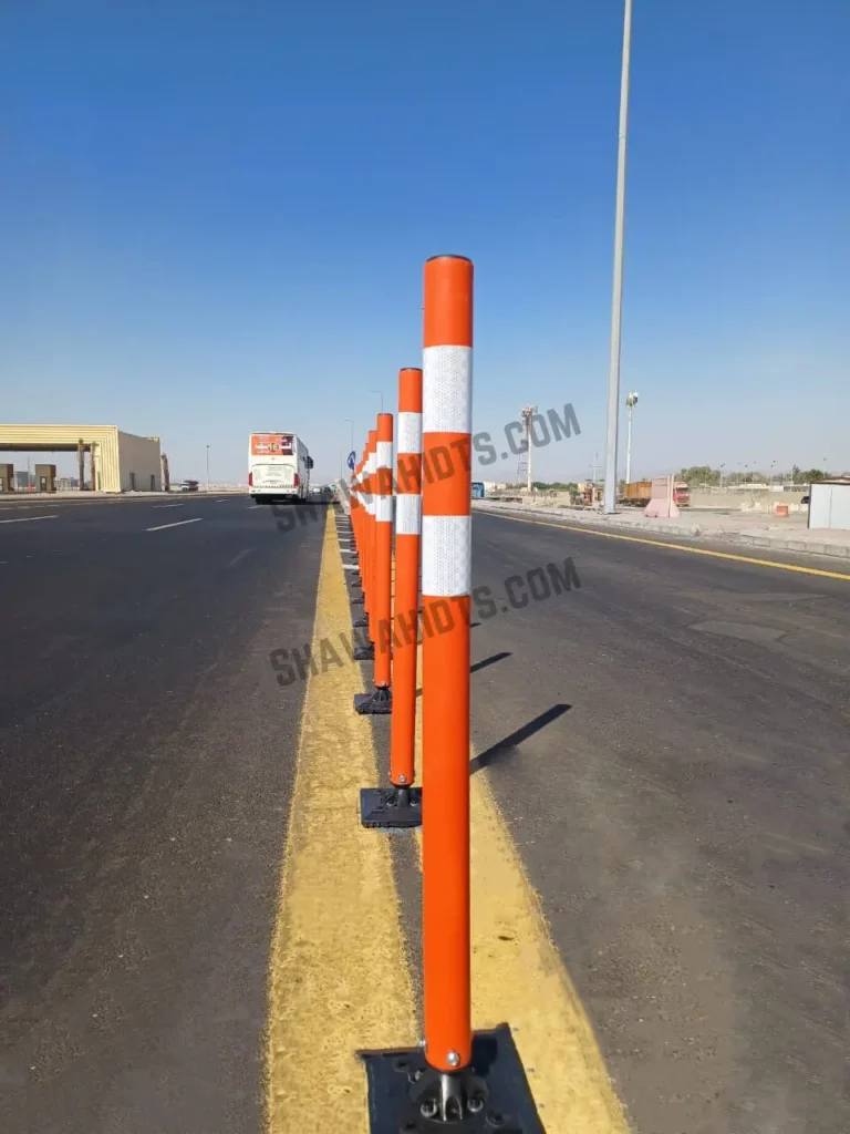 flexible posts - shawahid industrial roads co.