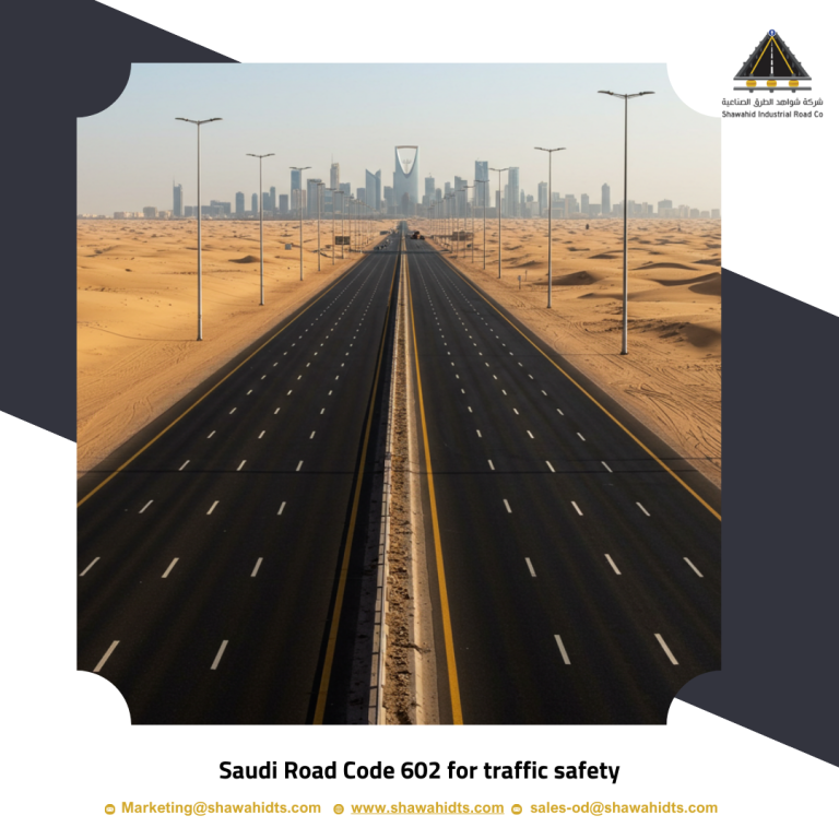 Saudi Road Code 602 for traffic safety