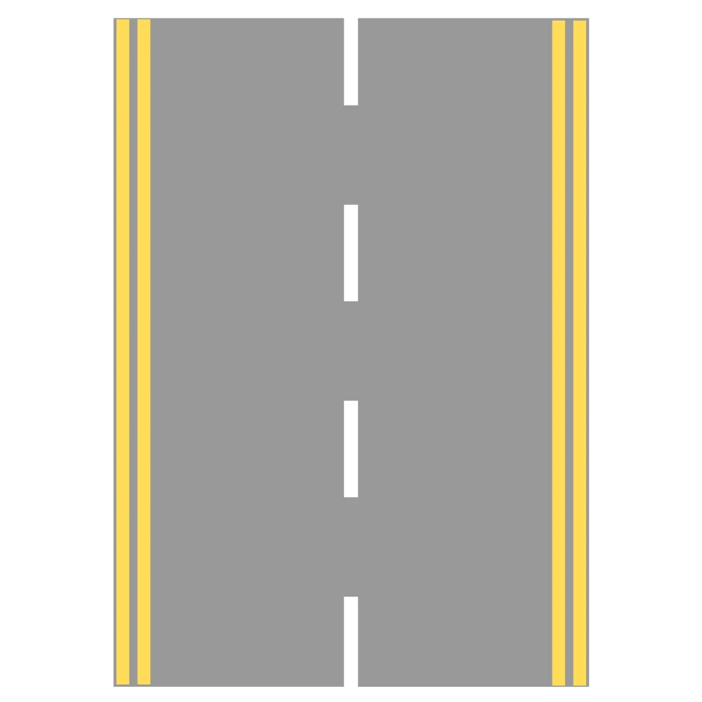 saudi road code in road lines