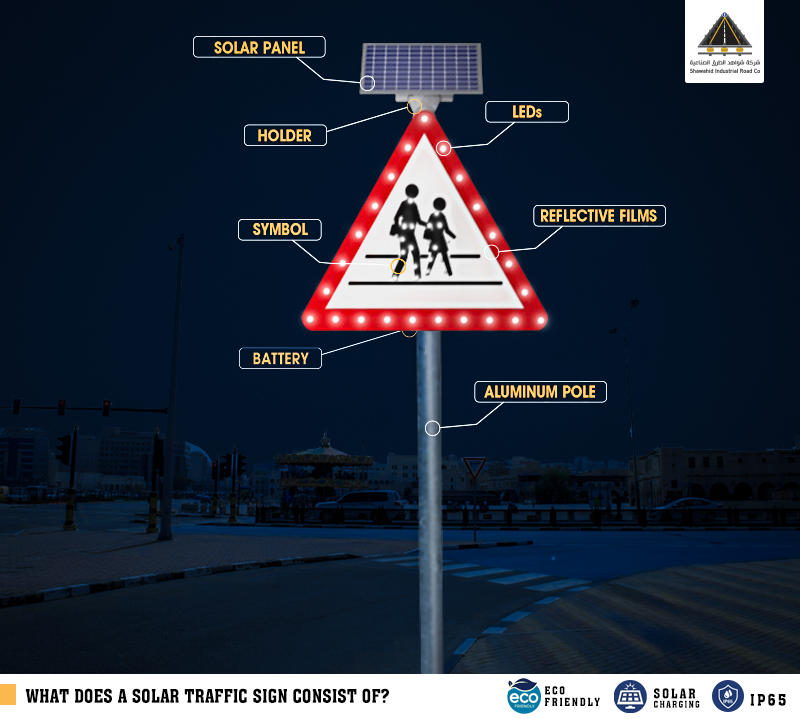 solar traffic signs
