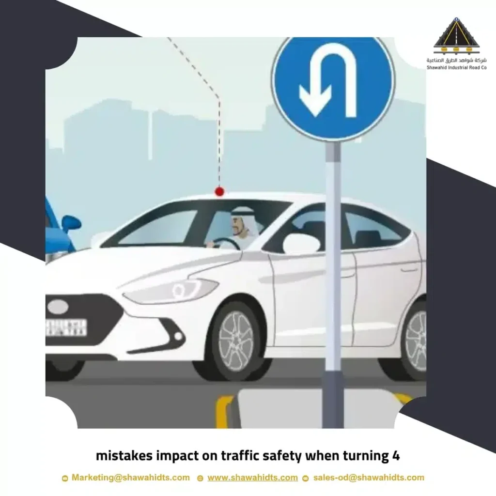 4 mistakes impact on traffic safety when turning