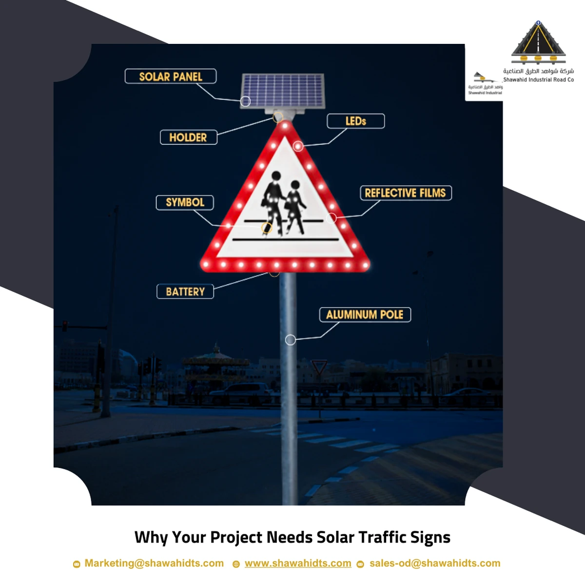 Why Your Project Needs Solar Traffic Signs