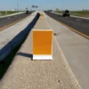 Concrete barrier reflectors